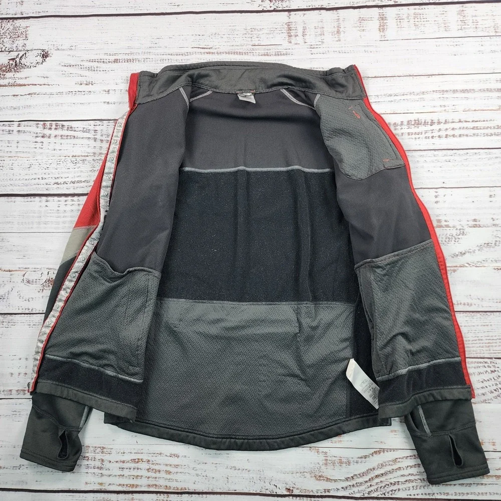 The North Face Flight Series Windstopper Jacket Mens Medium Red Hiking Run‎